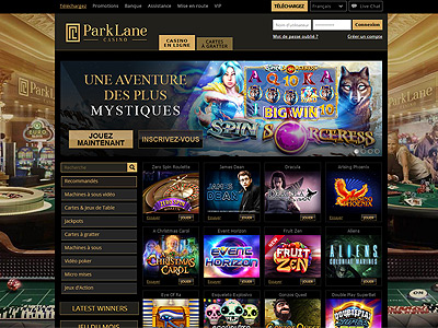 Jouez sur le casino en ligne : Casino Park Lane
