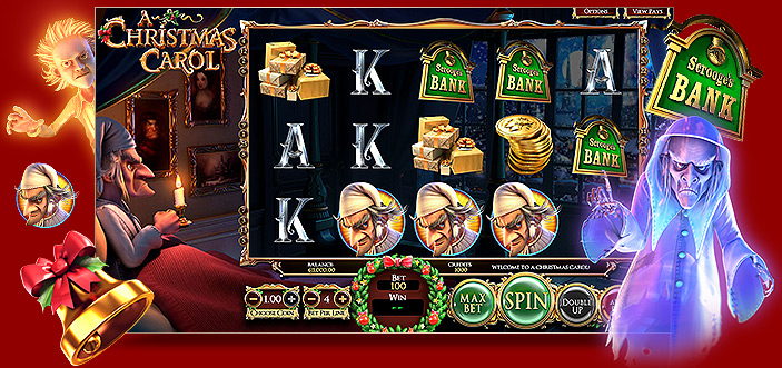 Machine à sous vidéo 20 lignes payantes A Christmas Carole de Betsoft Gaming Machine à sous vidéo 20 lignes payantes A Christmas Carole de Betsoft Gaming