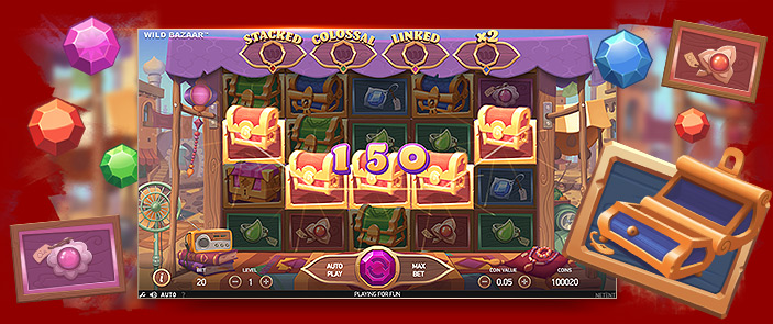 Partez en quête de trésors dans le jeu de casino Wild Bazaar de NetEnt !