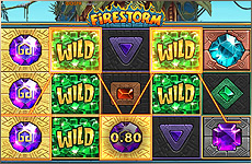 Bonus WILD sur la machine à sous Firestorm