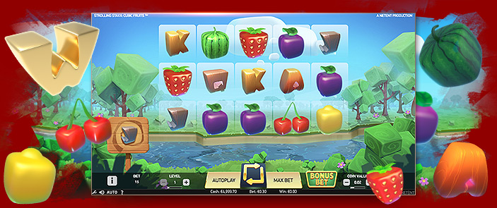 Le jeu de casino Strolling Staxx: Cubic Fruits : une machine à sous NetEnt à croquer ! Le jeu de casino Strolling Staxx: Cubic Fruits : une machine à sous NetEnt à croquer !