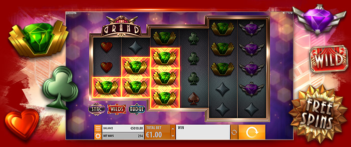 Craquez pour le style Art Déco du jeu casino The Grand de Quickspin ! Craquez pour le style Art Déco du jeu casino The Grand de Quickspin !