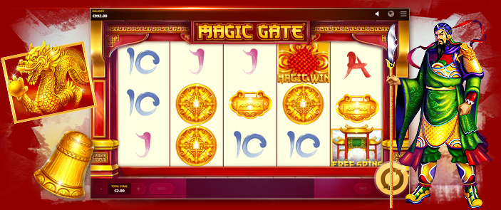 Machine à sous vidéo thème asiatique : Magic Gate de Red Tiger Gaming