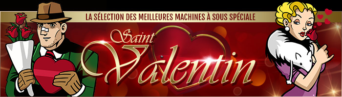 Machines à sous casino en ligne sur le thème de la Saint Valentin