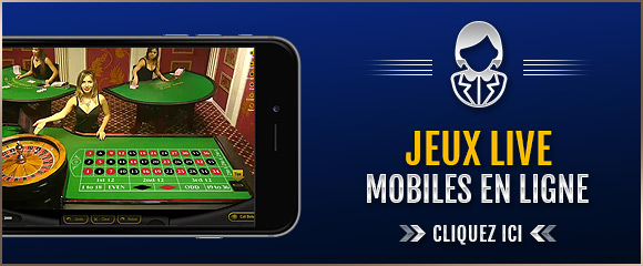 Jeux de casino en ligne live mobiles