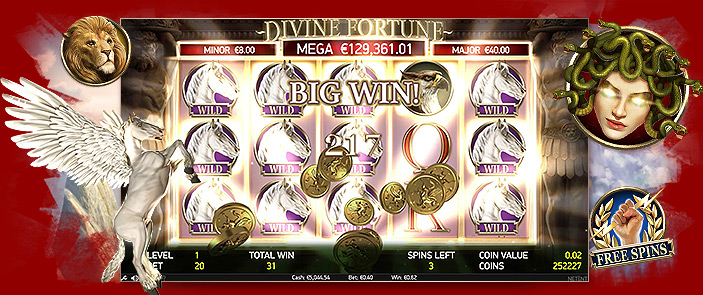 Revue test de la machine à sous vidéo Divine Fortune