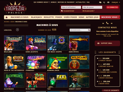 Online paid games casino Tropezia Palace