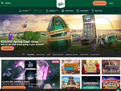 Play on Mr. Green Casino and win the Jackpot!