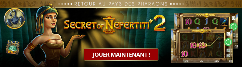 Machine à sous vidéo Secret Nefertiti 2