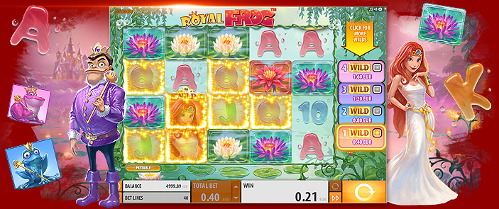 Slot machine casino gratuit Royal Frog